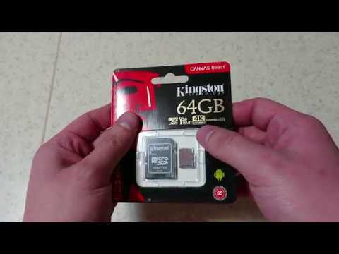 ОНЛАЙН ТРЕЙД.РУ—Карта памяти Kingston Canvas React microSDXC 64Gb UHS-I U3 V30 A1+ADP. Арт.1502731