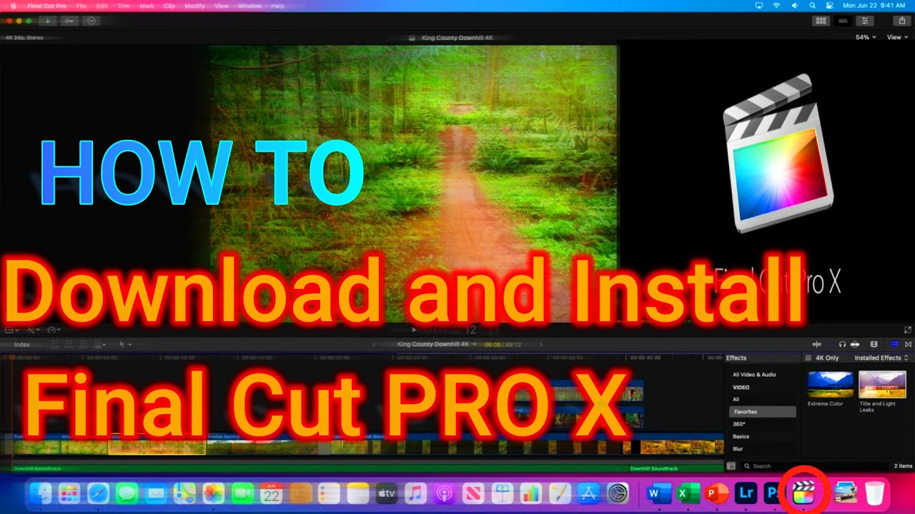 final cut pro x download mega