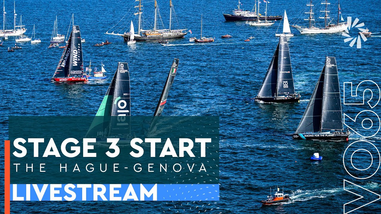 ⁣VO65 Stage 3 Start: The Hague - Genova | The Ocean Race 2022-23