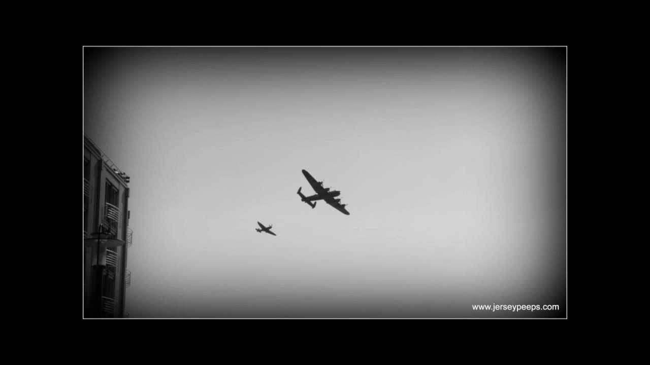 Lancaster Bomber Battle of Britain Jersey 2012 - YouTube