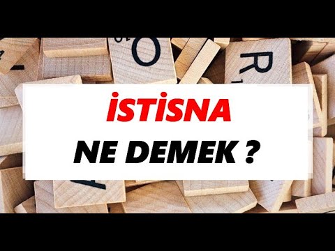 Video: Istisna sıfatı nedir?