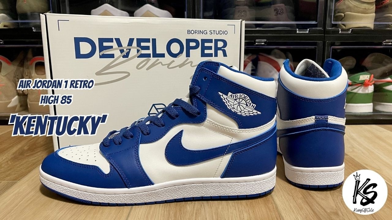 Handcrafted Air Jordan 1 Retro High '85 Kentucky Unboxing