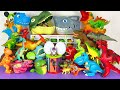 Jurassic World Unboxing Review Asmr Colorful Dinosaur T-rex Megalodon Triceratops Giganosaurus