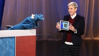 Ellen Plays 'Heads Up!' Pictures with Cookie Monster