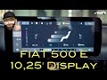 FIAT 500E - 10,25 Zoll Display Funktionen und Darstellung