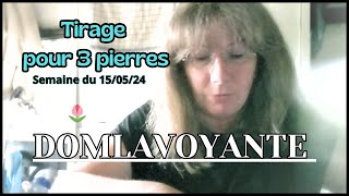 TIRAGE POUR 3 PIERRES #voyance #medium