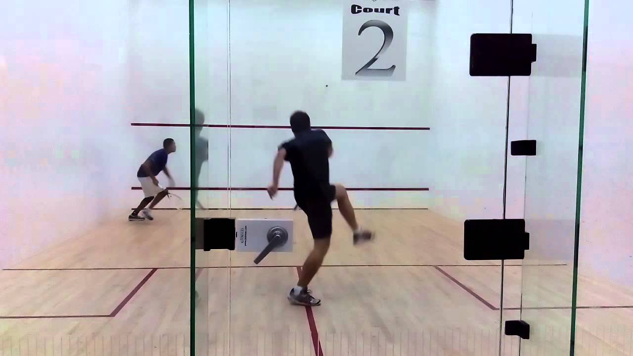 Squash Dubai 17.01.2016 Marin's technique YouTube
