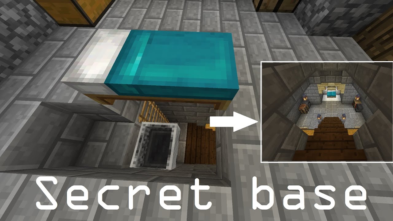 Secret Underground Base #3 - Minecraft - YouTube