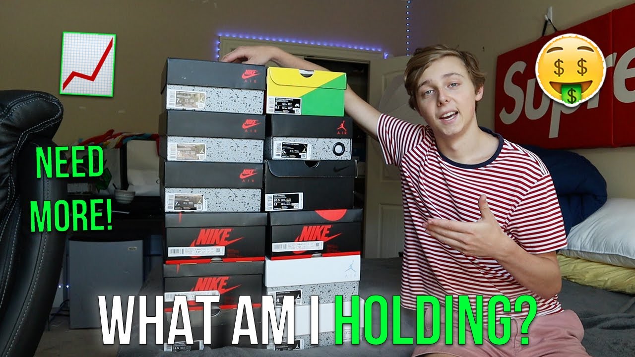 SNEAKER INVESTMENT COLLECTION UPDATE! (What Sneakers Am I Holding?)