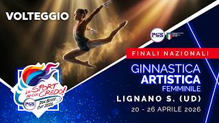 VOLTEGGIO - Venerdì 24Aprile Pomeriggio - PGS Don Bosco Cup 2026 Finali Nazionali Ginn. Artistica