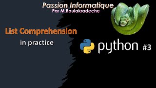 list comprehension  pytthon