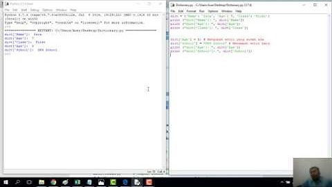 Praktikum Struktur Data Pertemuan 3 : "List, Tuple, & Dictionary"