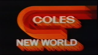 Coles New World 1982 TV Ad Australia 20% Off Pantry Pak Ajax Pablo Instant Coffee Fountain Sauce
