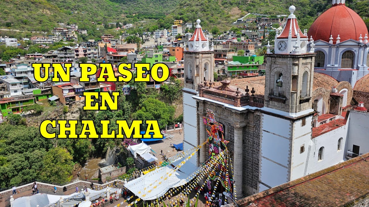 Bajando al Santuario de Chalma y la Cueva de la aparición