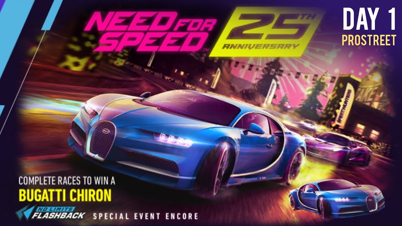 Bugatti Chiron ( NFS 25th Anniversary ) Day 1 | Prostreet | Need For Speed: No Limits