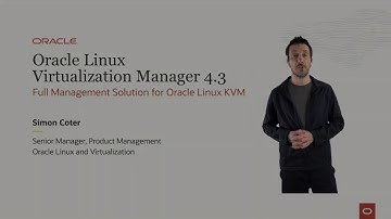 Full Management Solution for Oracle Linux KVM