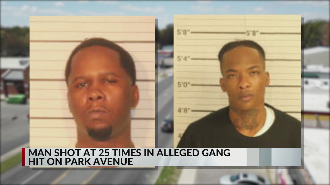 Man shot at 25 times in alleged Park Avenue gang hit - YouTube