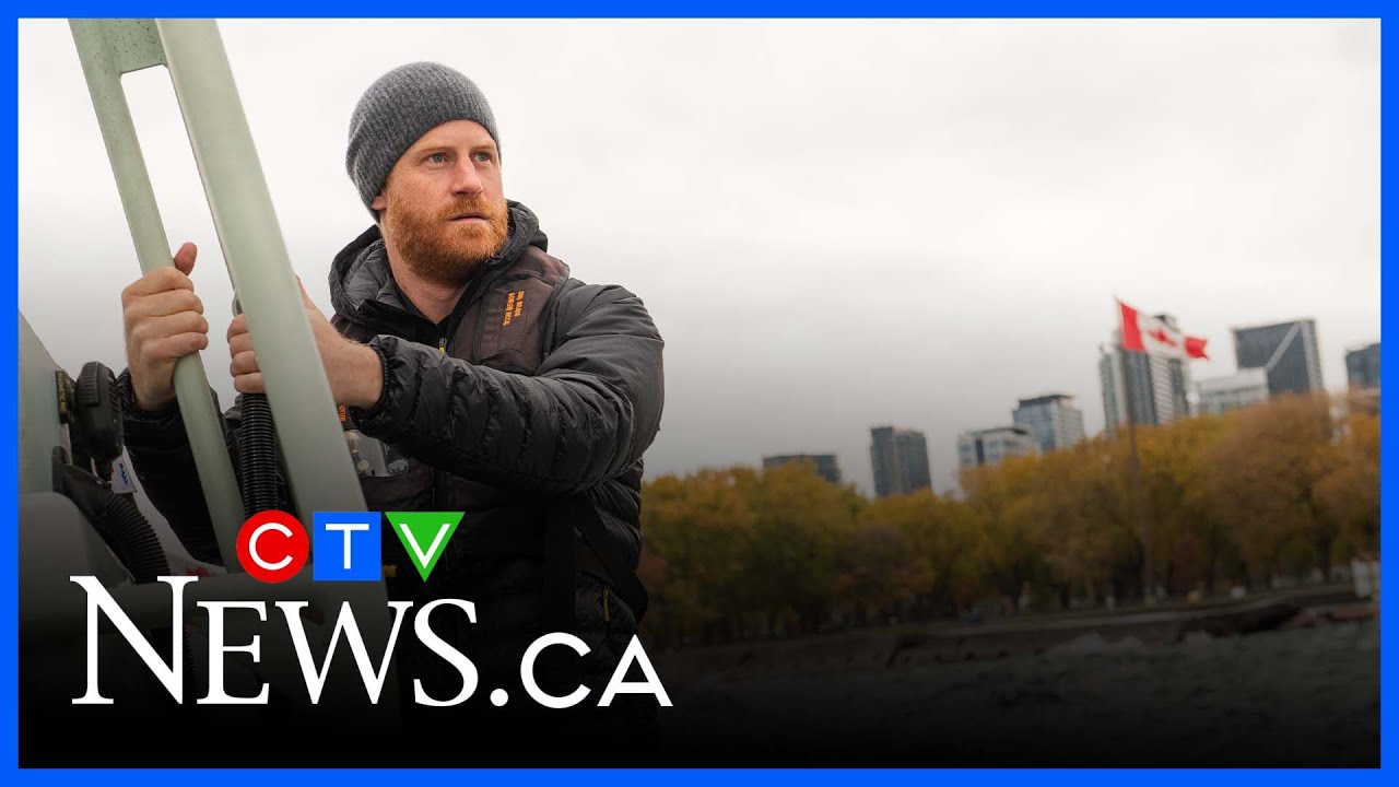 Prince Harry continues Toronto visit with an appearance at an Armed Forces Gala