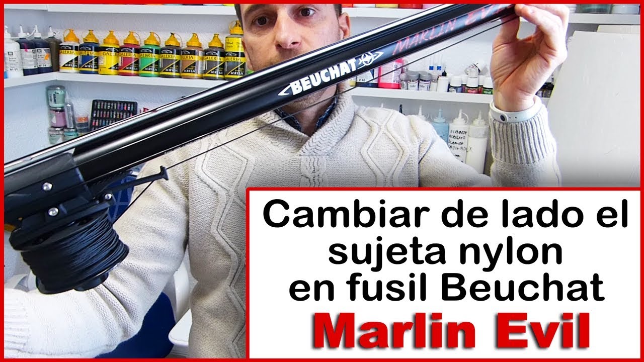 Eltontolosmeros - Bricosub/Cambiar sujeta naylon fusil Beuchat