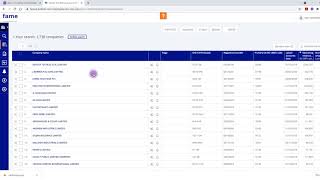 Exporting your results from Fame for further analysis screenshot 5