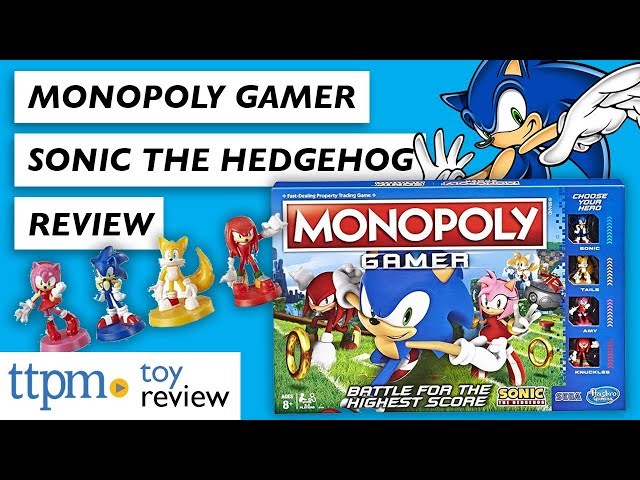 Monopoly Gamer Sonic The Hedgehog Edition Board Game 