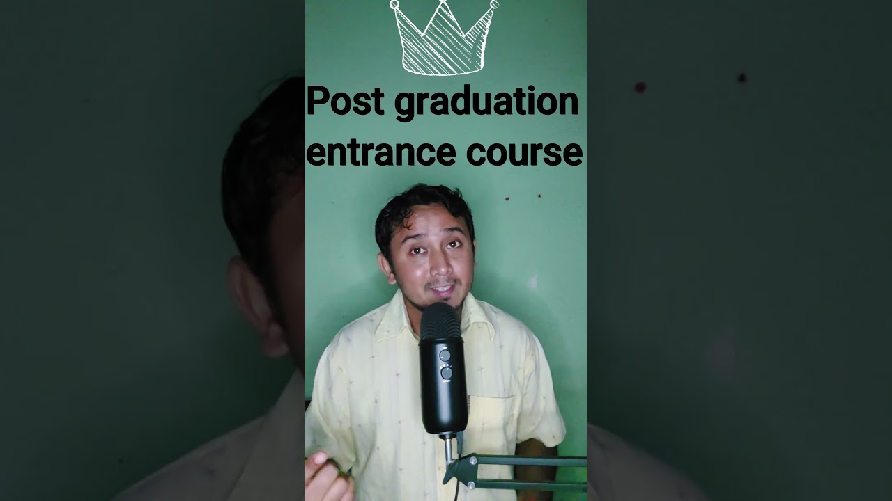 Post graduation entrance test course 