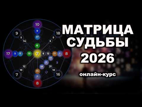 Матрица Судьбы 2026. Новый онлайн-курс Максима Ульянова
