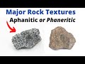 Igneous Rock Textures and Identification