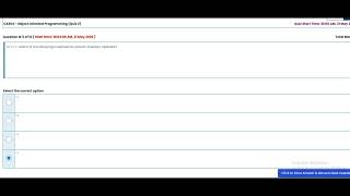 CS304 Quiz 2 Solution 2026 || CS304 - Object Oriented Programming ||  VU Zone