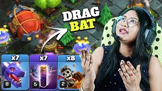 Dragbat Attack Th13 Attack Strategy Th13 Dragon Attack-Clash Of Clans