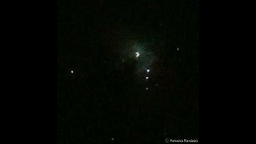 Orion Nebula and Pleiades live views Captured with my Smartphone and Telescope #shorts