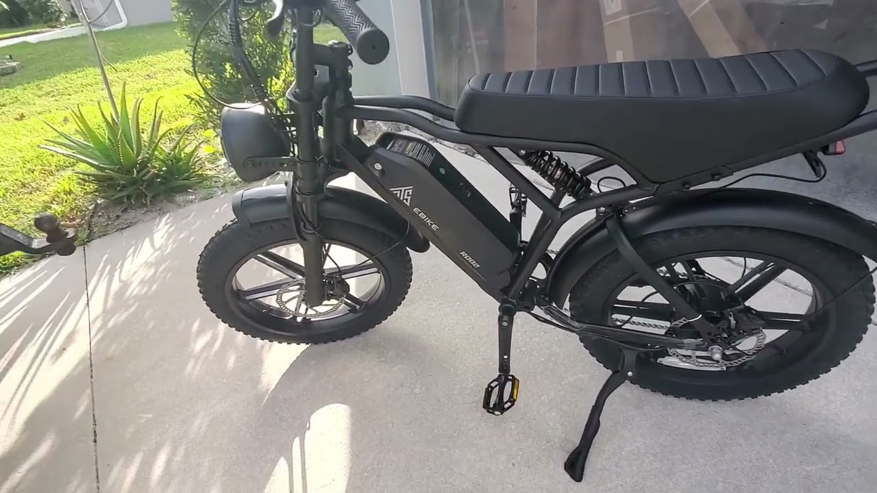TST Electric Bike for Adults 1500W Peak 20" Fat Tire All Terrien