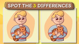 【Level : Normal】 Spot the Difference: Visual Challenges, Cartoon Differences You Can't Miss!