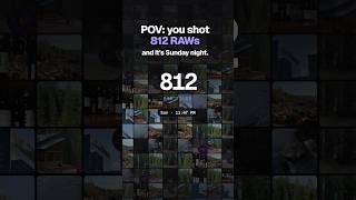 Culling 812 RAW photos with just two keys