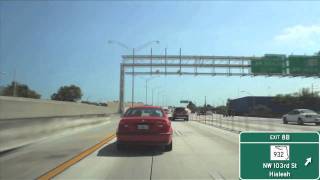 I-95 Miami, FL (Exits 10B to 1A)