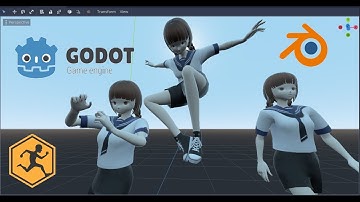 Vroid Character to Godot with Multiple Animations using Mixamo Tutorial