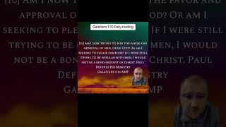 Daily reading Galatians 1:10