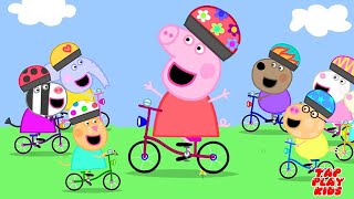 PEPPA PIG GAME FOR KIDS - PEPPA PIG SPORT DAY - PEPPA RIDE BICYCLE screenshot 4