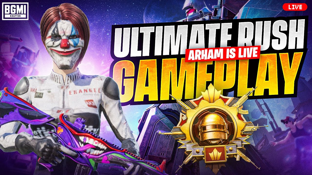 RANKED ARENA 💀| Transformers | BGMI | Arham Is Live