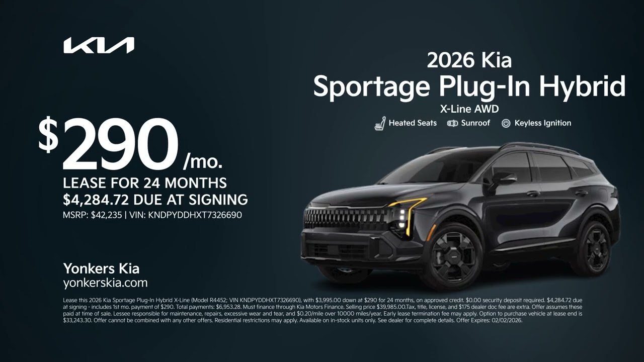 Kia Sportage Plug-In Hybrid 01/15/2026 6765647