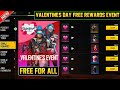 Valentines Event Free Rewards In Free Fire | Free Bundle And Emote