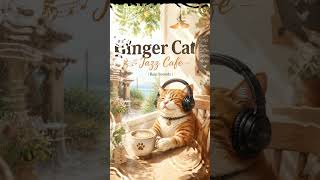 Rain Sounds Ginger Cat Jazz Cafe Cozy Italian LoFi for Relax & Study