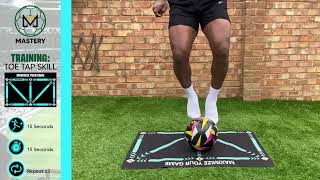 Toe Taps Skill - Mastery Football Mat Challenge Series Level 1.1 screenshot 3