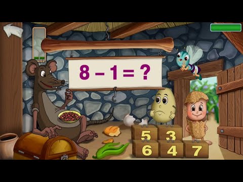 Video Dạy bé toán lớp 1 - Làm quen phép tính trừ | ABCFox - YouTube
