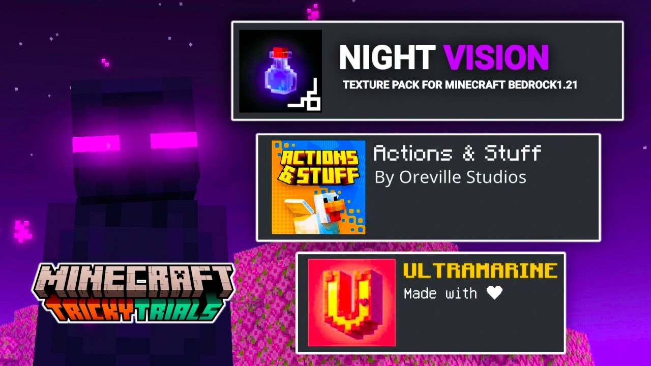 ❤️LAS 3 MEJORES TEXTURAS ÚTILES para MINECRAFT PE 1.21 BEDROCK | Texture Packs Survival 1.21.71✅