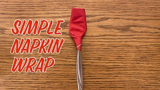 Famous Napkin Fold - Silverware Wrap Wealth