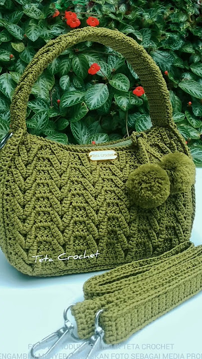 Koleksi Tas Rajut Model Modern Elegan #tasrajut #tetacrochet #modeltasrajut #fyp #viral