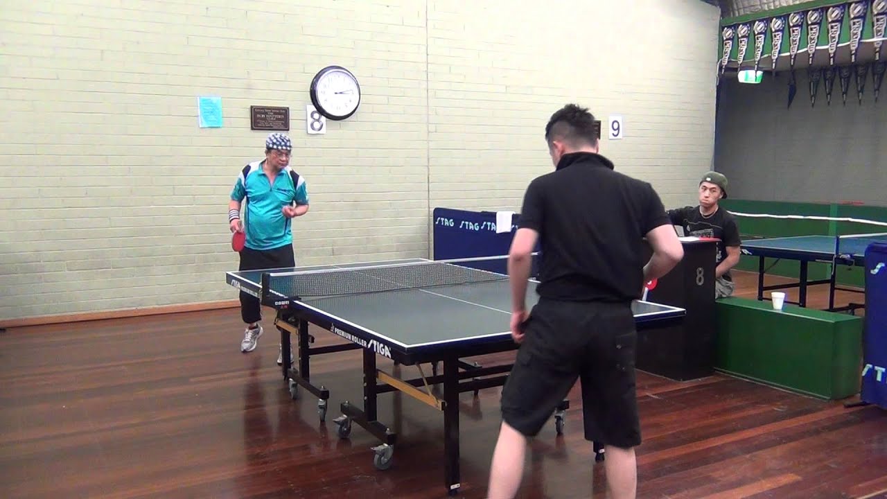 Melbourne Inter Asian Clubs Table Tennis 2011 Frankie(李清) vs Charles