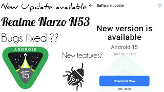New update for Realme Narzo N53. Is it stable, bugs fixed? #realme #bugs #software #update #android screenshot 5
