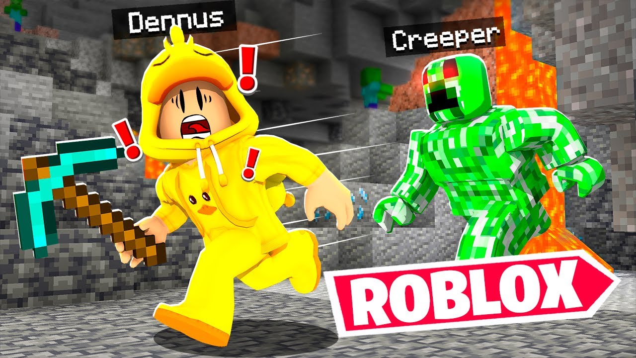 Ik Speel MINECRAFT In ROBLOX! (GRAPPIG😂)